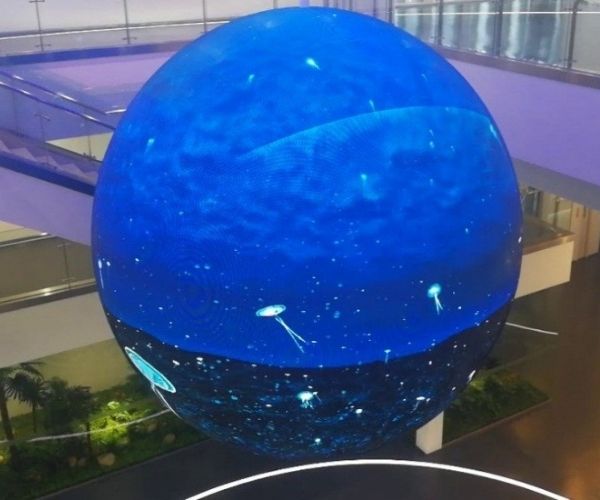 Indoor and Outdoor Spherical LED Display